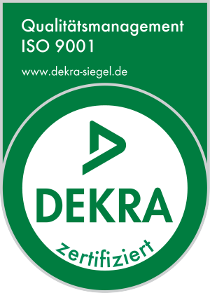 Dekra ISO 9001 zertifiziert