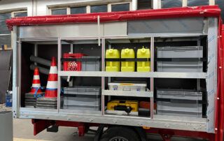 Quarta Feuerwehr GW Geraetewagen Item Regalsystem